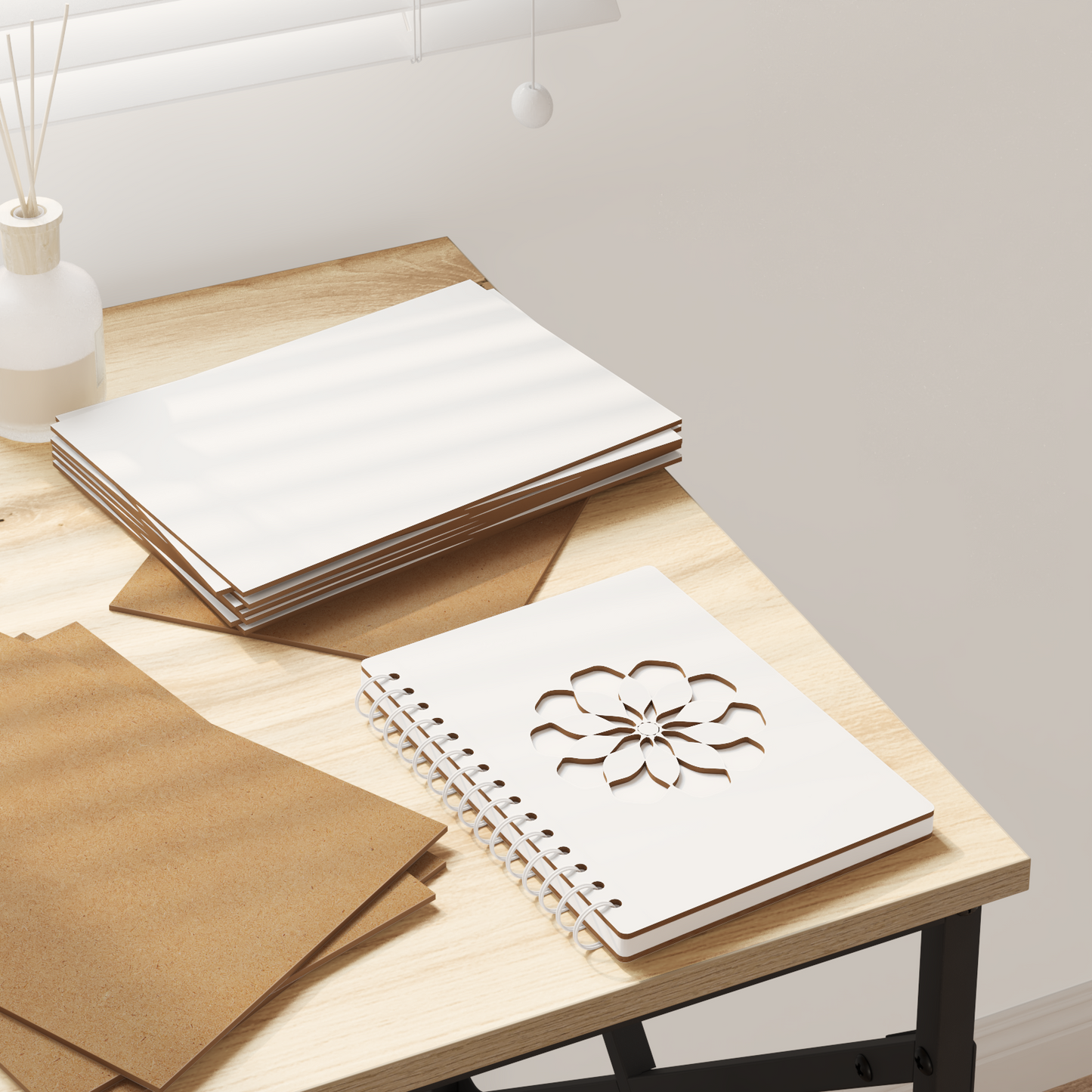 Decor Panels 150 pcs White 21 x 30 x 0.27 cm Engineered Wood