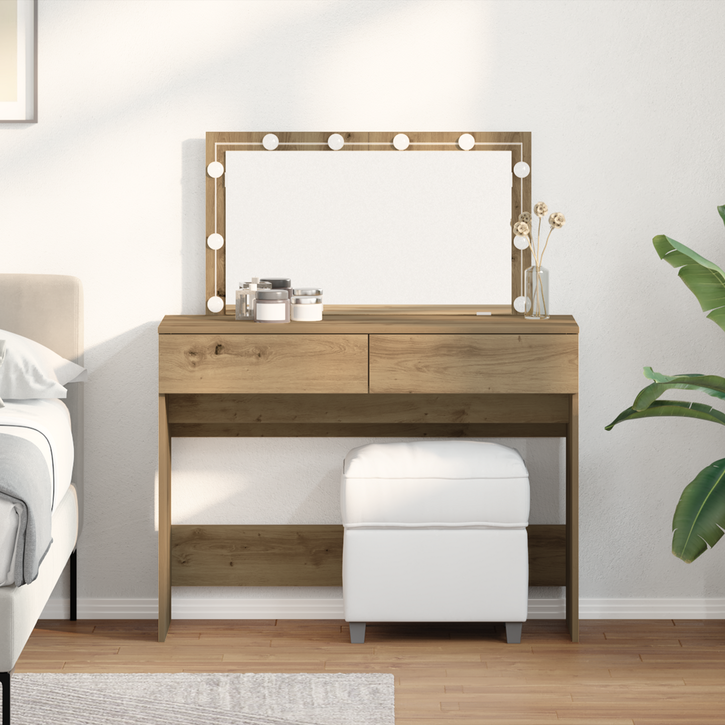 Dressing Table Artisan Oak 100 x 40 x 120 cm Engineered Wood