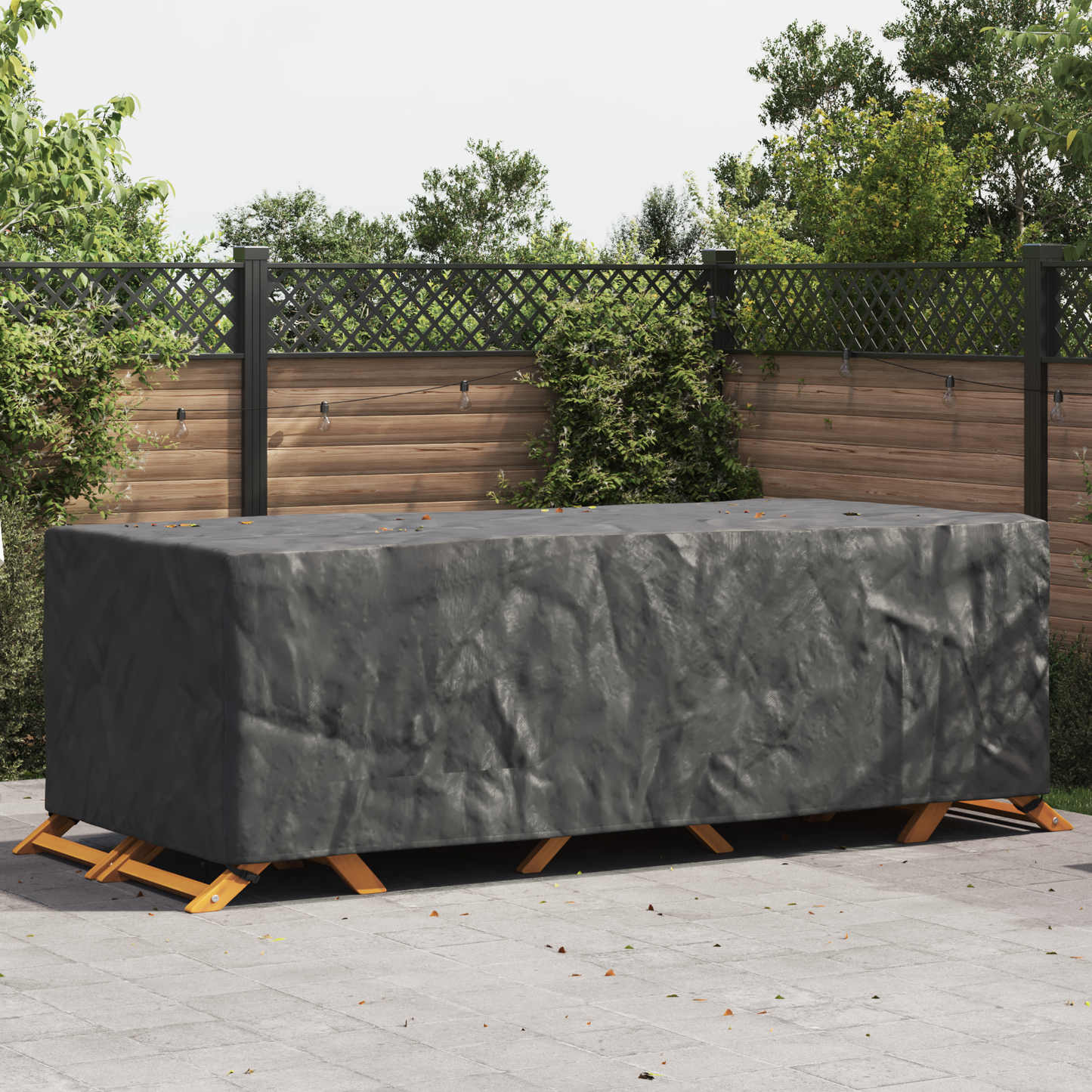 Furniture Cover Plain Black 300 x 140 x 90 cm 210D