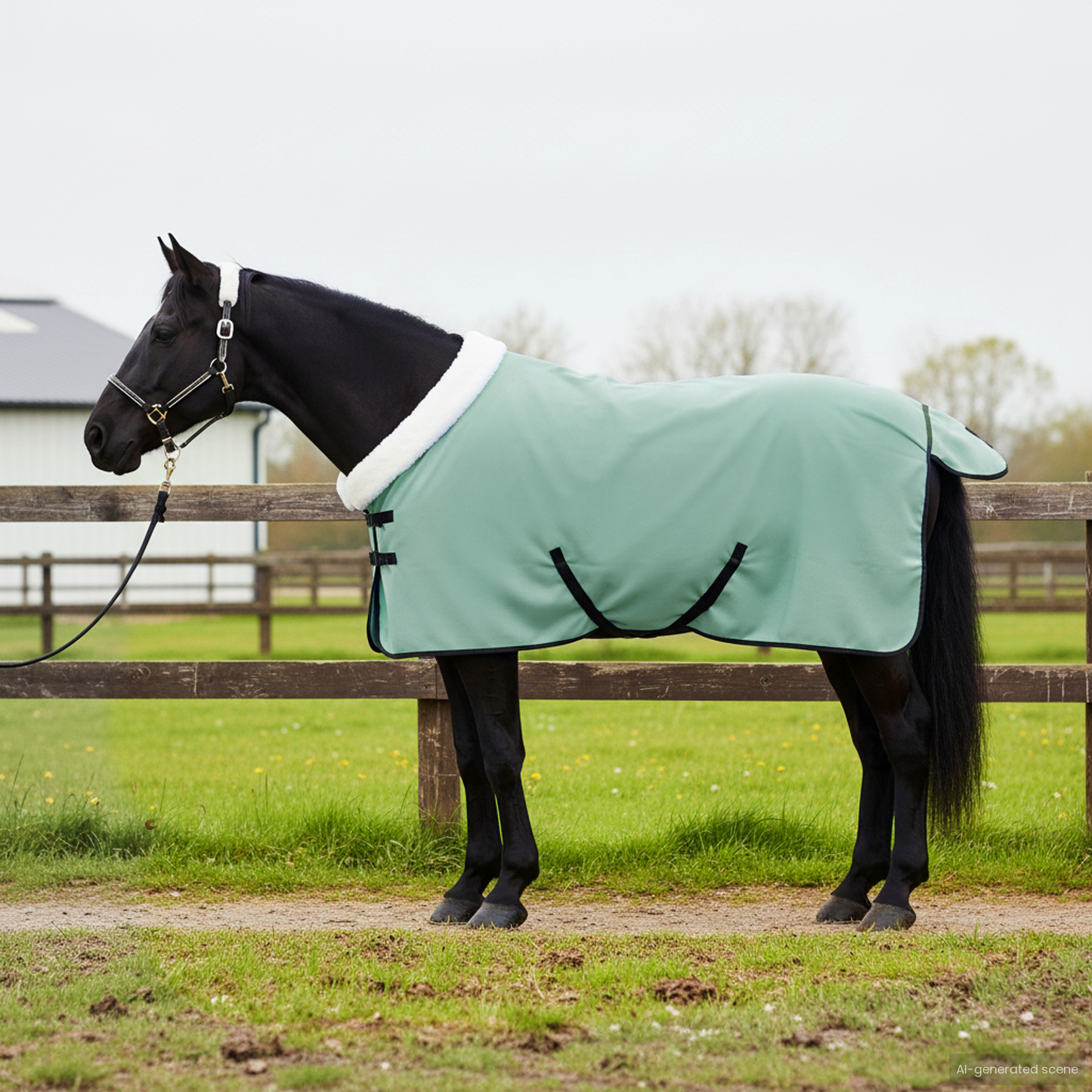Horse Blanket Special Green 85 cm Polar fleece