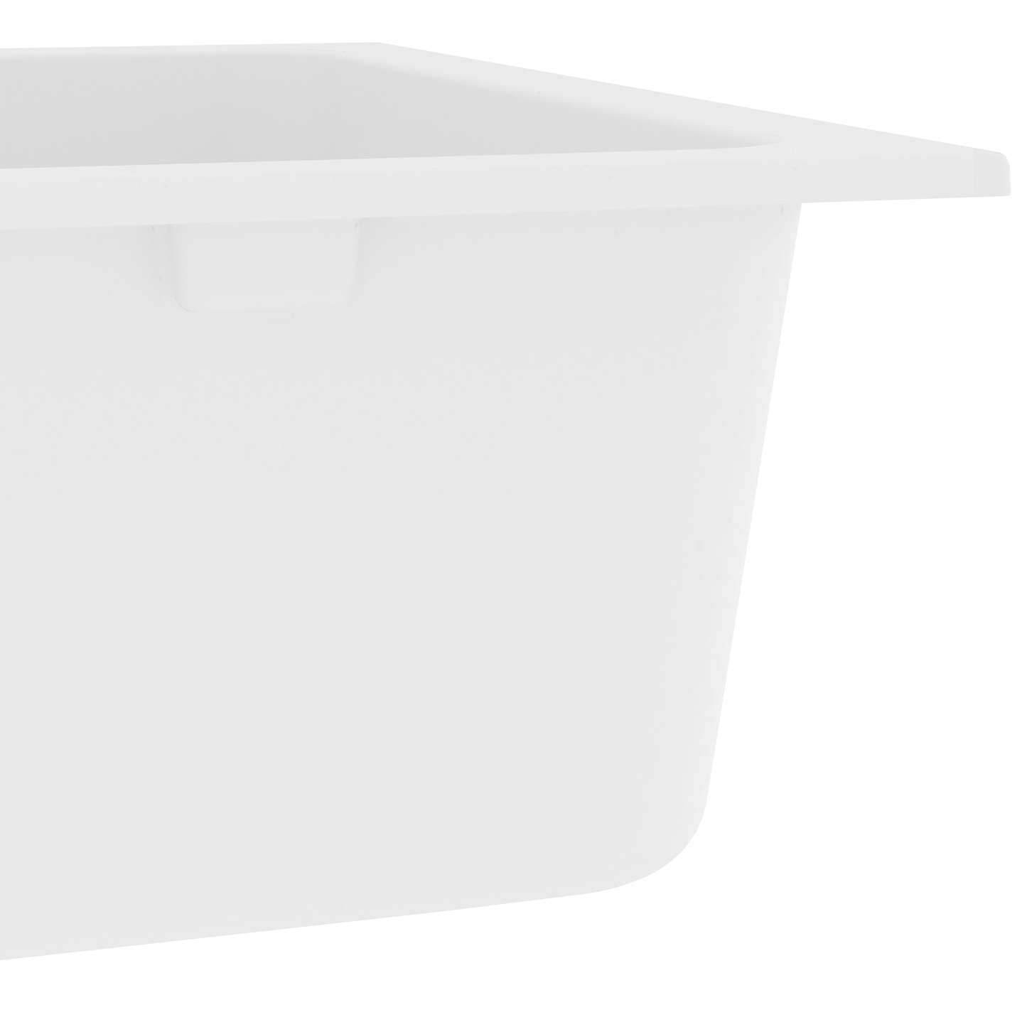 Kitchen Sink White 76 x 48 x 30 cm Quartz and Resin