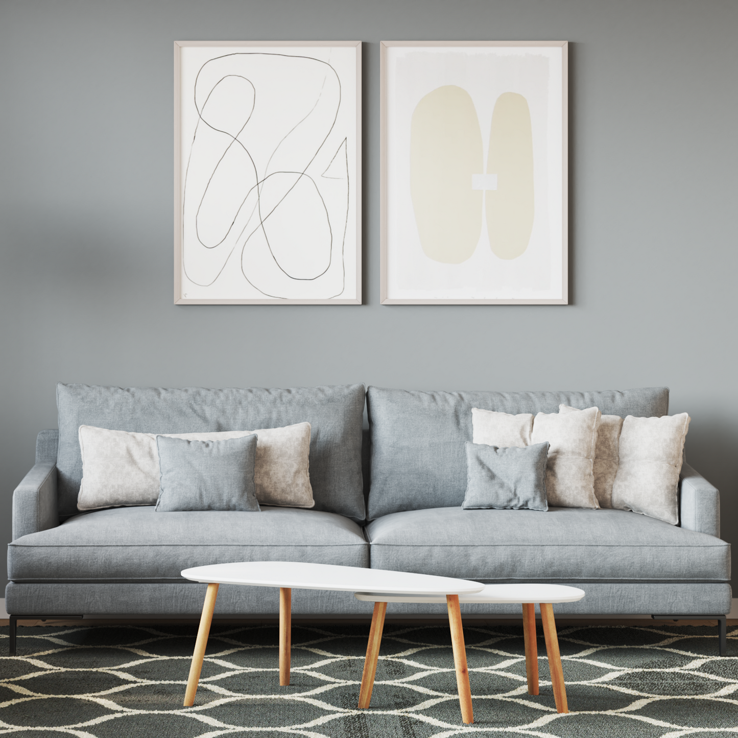 Wall Paint Grey 2.5 L Wall Print