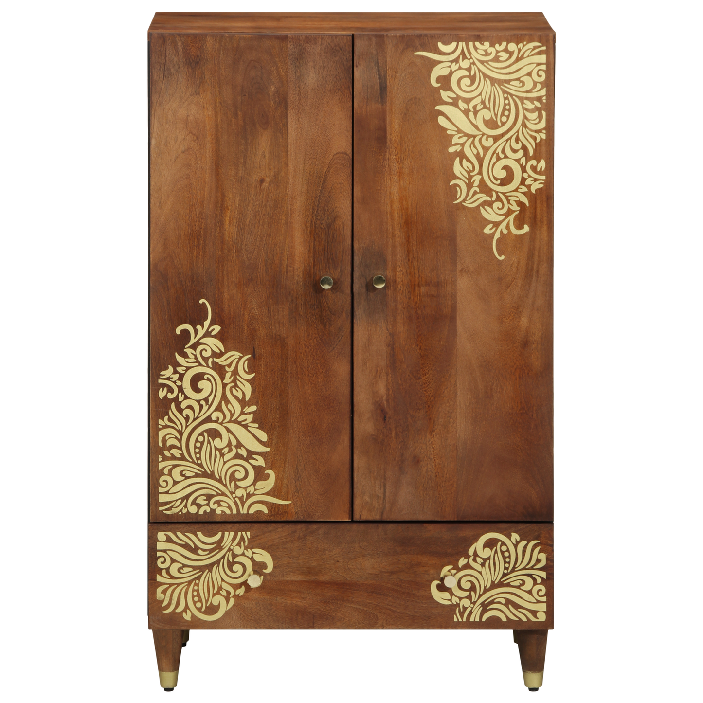 Highboard Brown 60 x 33 x 100 cm Solid Mango Wood