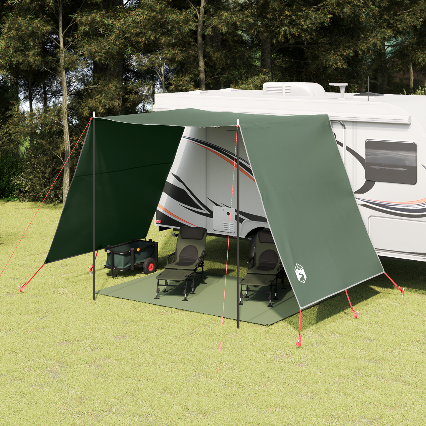 Water Resistant Tarp -Person 250 x 240 x 220 cm Waterproof