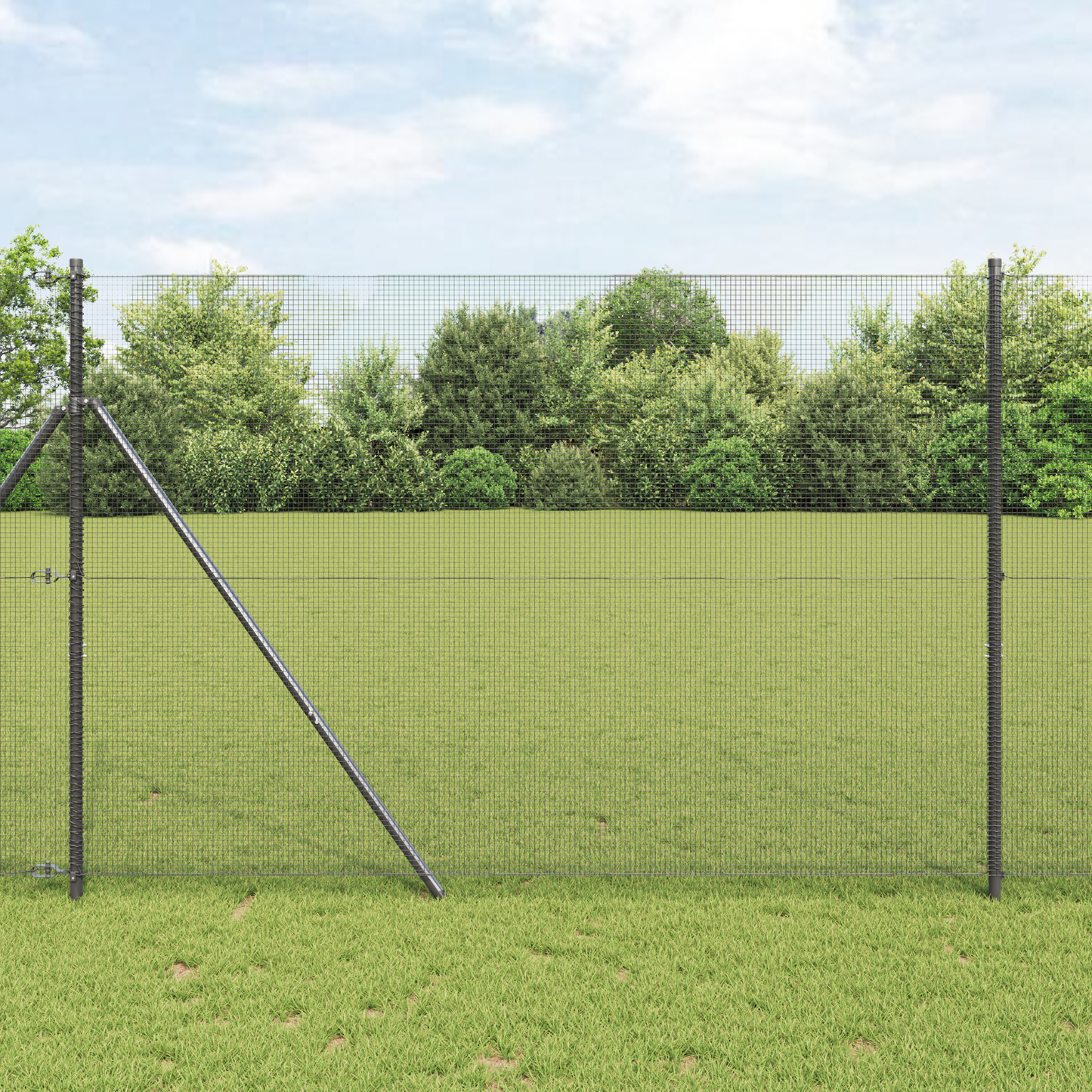 Welded Wire Fence Grey