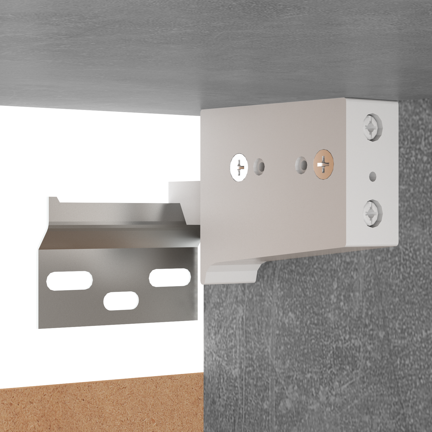Wall TV Cabinet 2 pcs Concrete Grey 31 x 30 x 60 cm