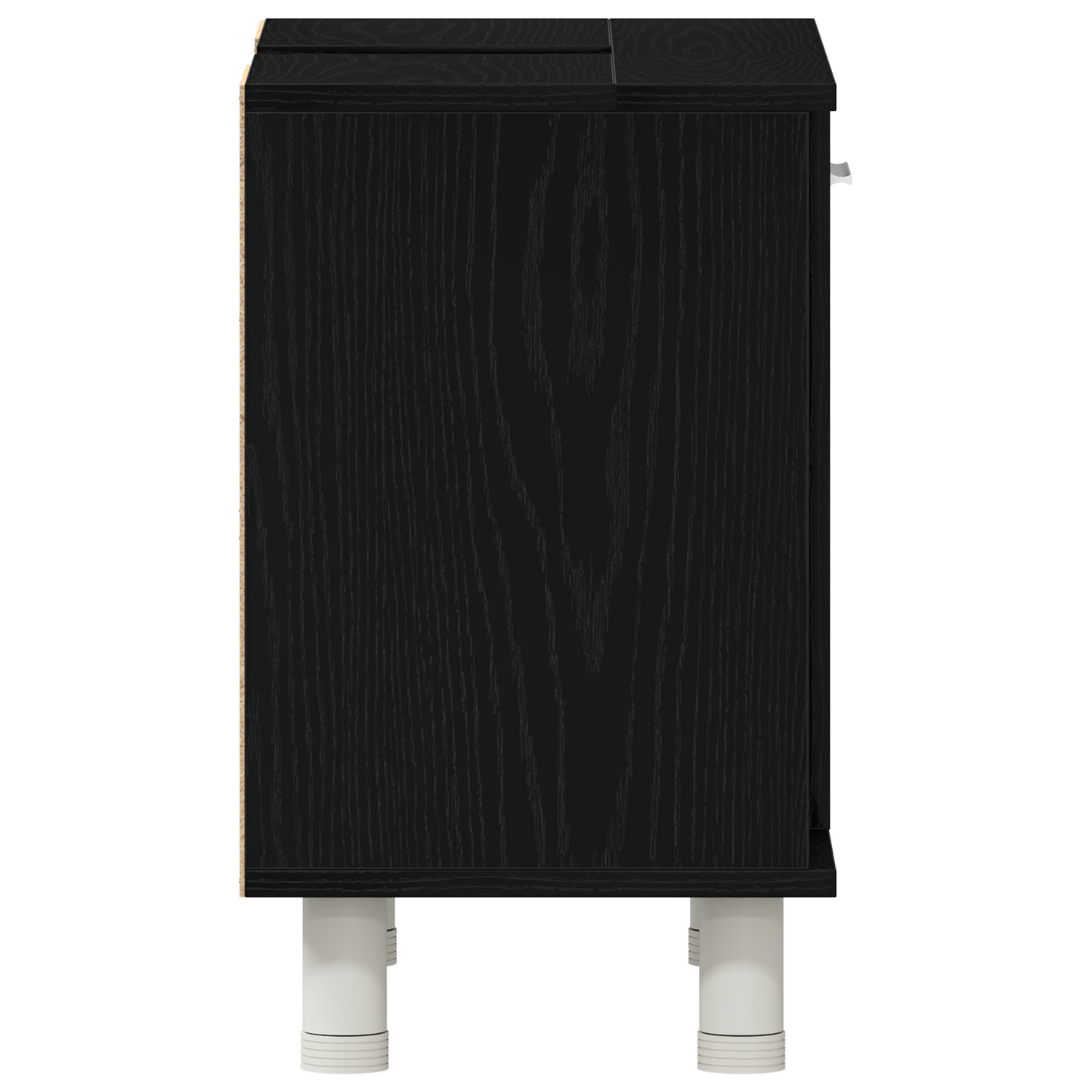 Bathroom Cabinet Black Oak 60 x 32 x 54 cm Engineered Wood