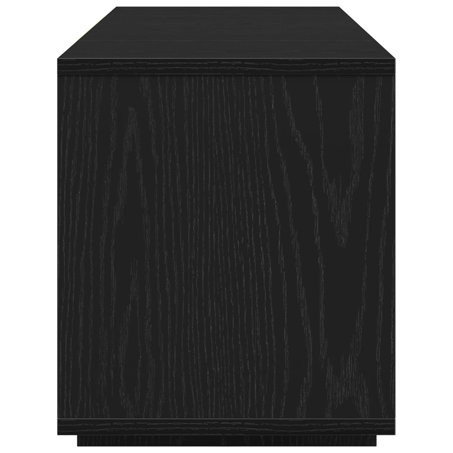 TV Cabinet 130 x 35 x 50 cm Black Oak Engineered Wood