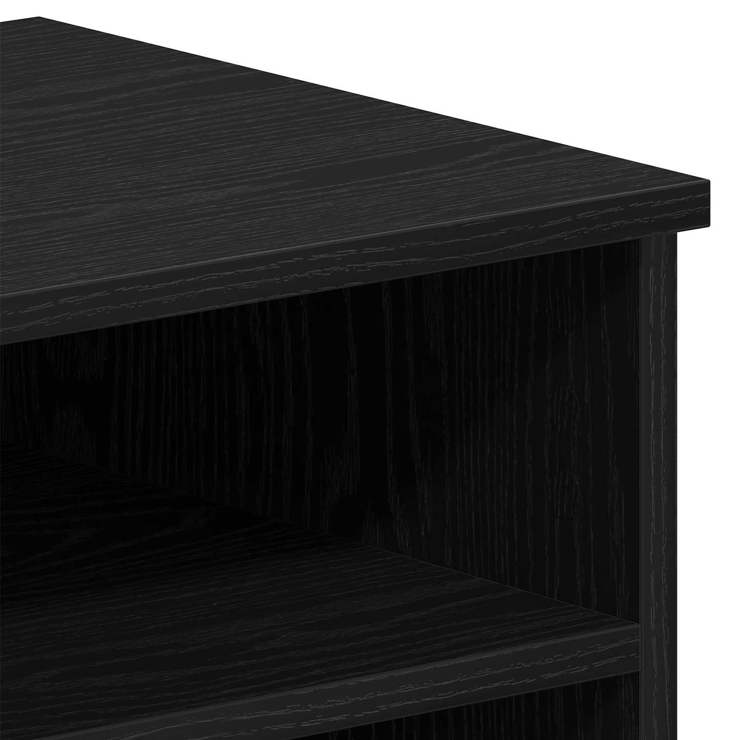 TV Cabinet 2 pcs Black Oak 80 x 35 x 36.5 cm Engineered Wood