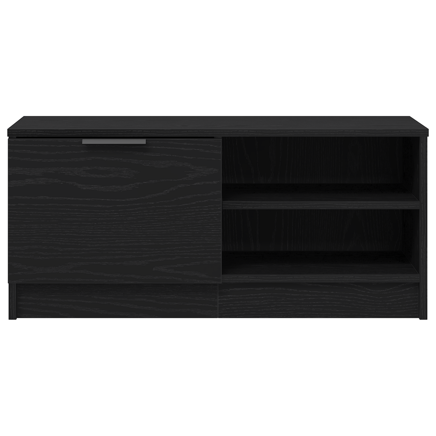 TV Cabinet 2 pcs Black Oak 80 x 35 x 36.5 cm Engineered Wood
