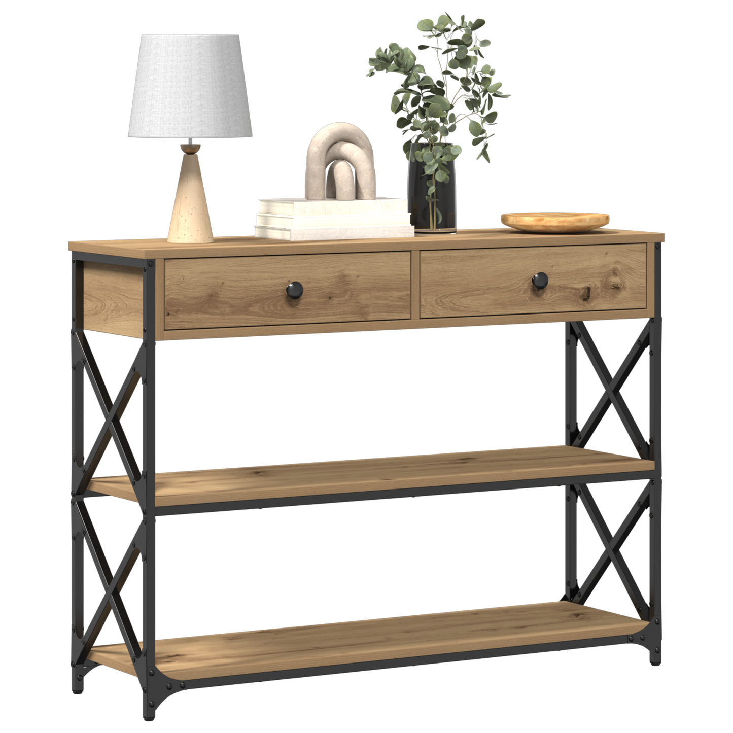 Console Table Artisan oak 100 x 28 x 75 cm