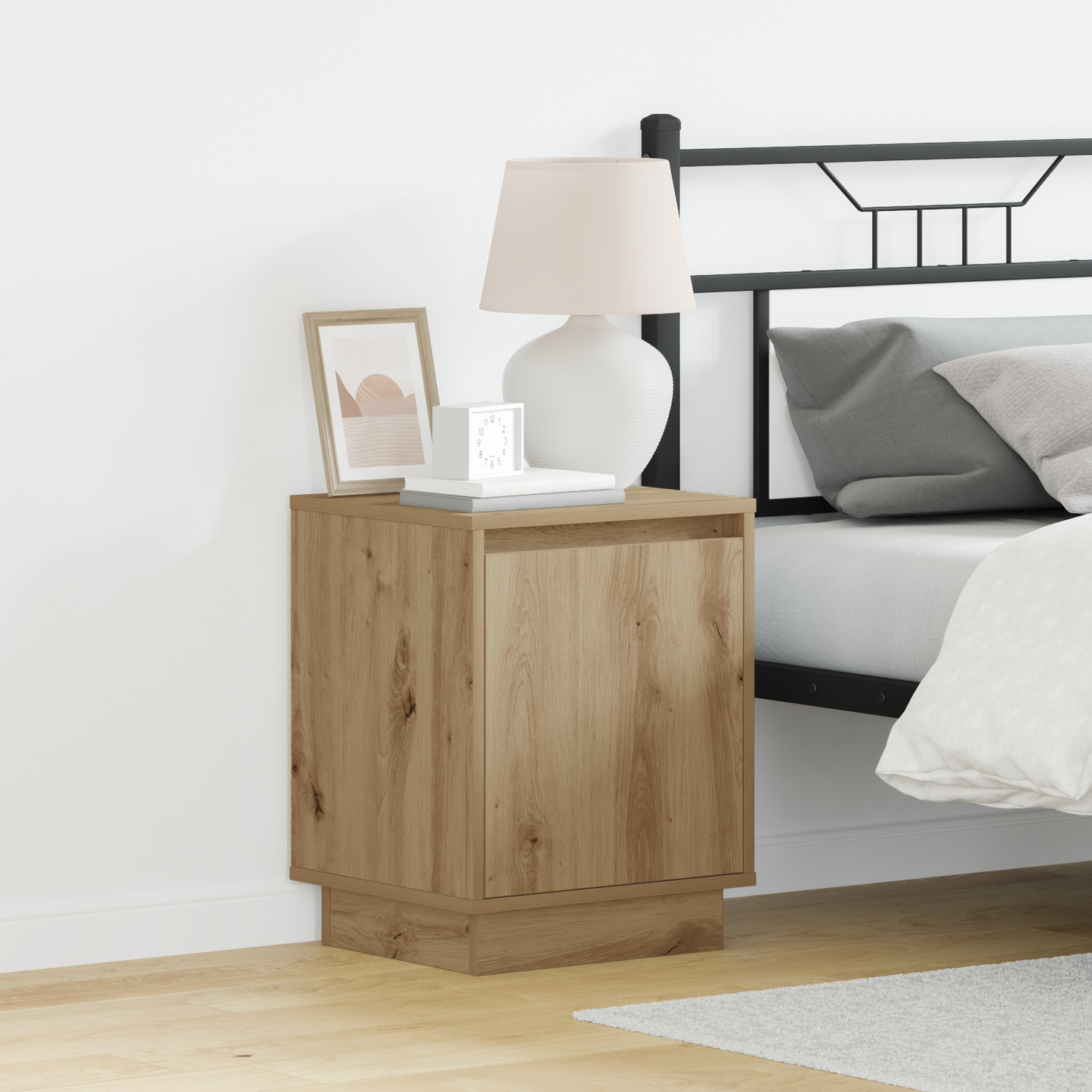 Bedside Cabinet 2 pcs Artisan Oak 39 x 34.5 x 50 cm
