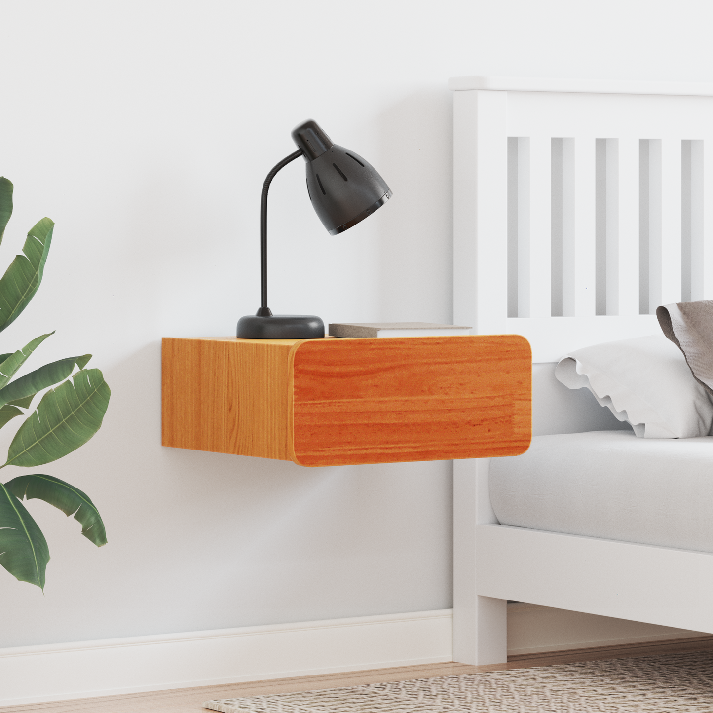 Bedside Table 2 pcs Wax Brown 39 x 34 x 16.5 cm Solid pine wood