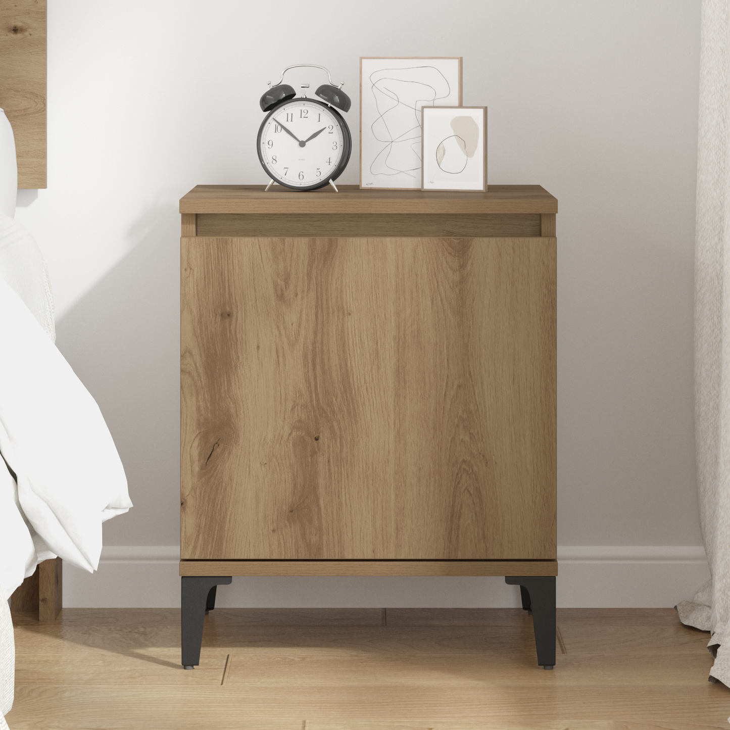 Bedside Cabinet Artisan Oak 40 x 30 x 50 cm Engineered Wood