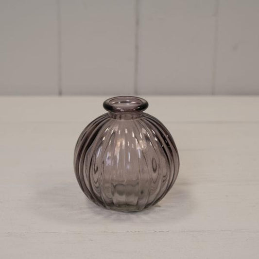 Amethyst Round Bottle H8.4cm D8.3cm  Weight-197g