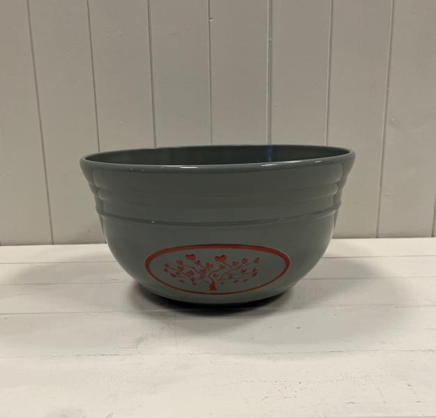 Grey Round Love Heart Tree Recycled Plastic Planter D30cm 13LTR