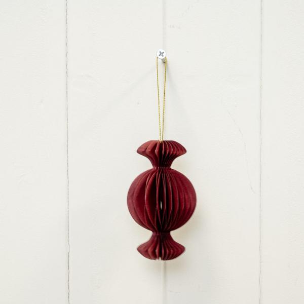 Set of 3 Caramel Candy Baubles