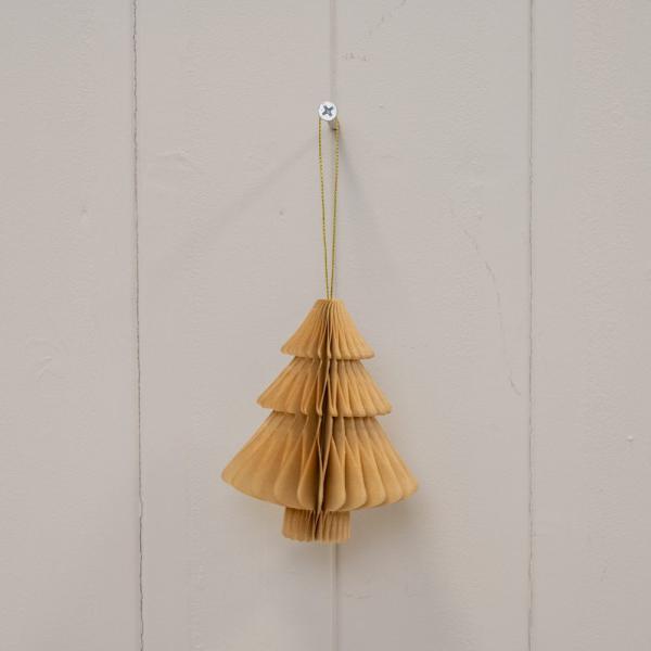 Set of 3 Off White Spinning Top Baubles