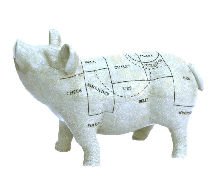 Ceramic Cow Ornament  29cm