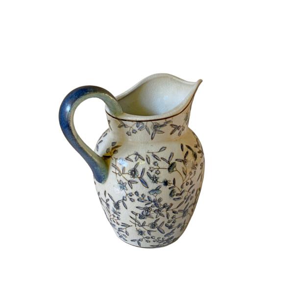 Blue And White Ditsy Print Bowl