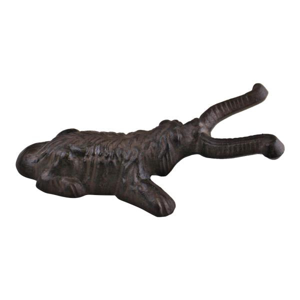 Cast Iron Garden Boot Brush  Cockerel Design