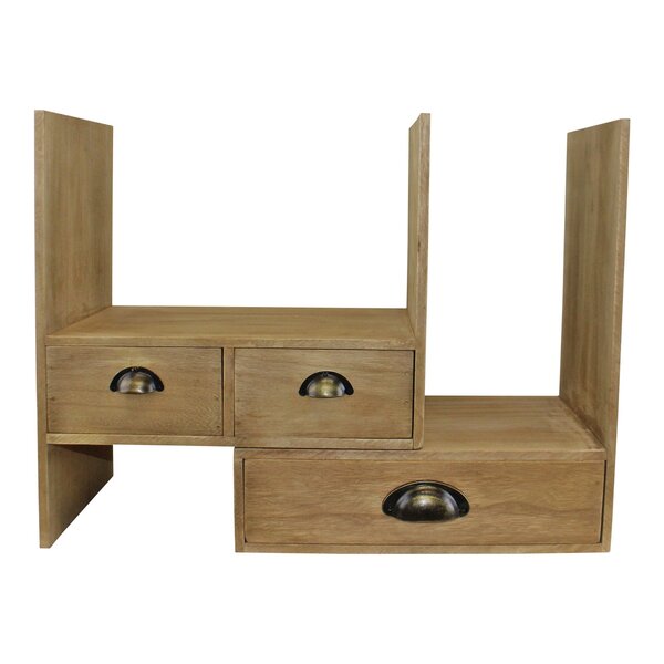 Large Blackboard with Driftwod Effect Surround  Shelf and 3 Double Hooks