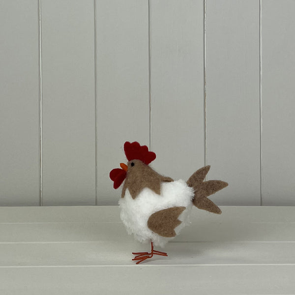 Beige Freestanding Chicken 13x7x15cm  Weight-23g