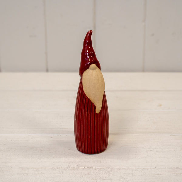 Large Ceramic Red Slim Gonk Ornament