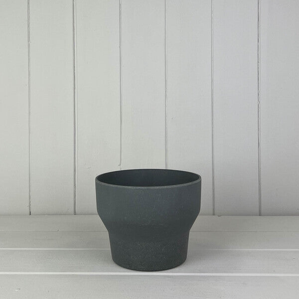 Earthy Natural Bamboo Flower Pot With Silhouette Branch Design 11x9.5cm  Weight-1540g
