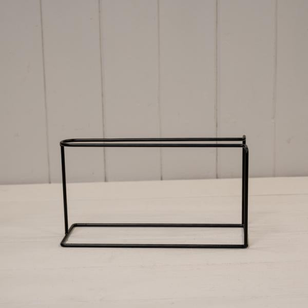 Black Metal Display Stand for 3 Bottles