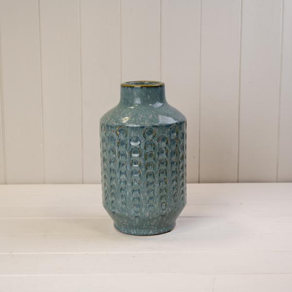 Blue Ceramic Jug (31.5cm) T15 x 13 x H31.5cm