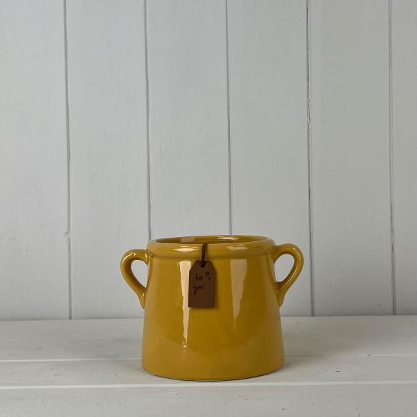 Grey vase 18cm