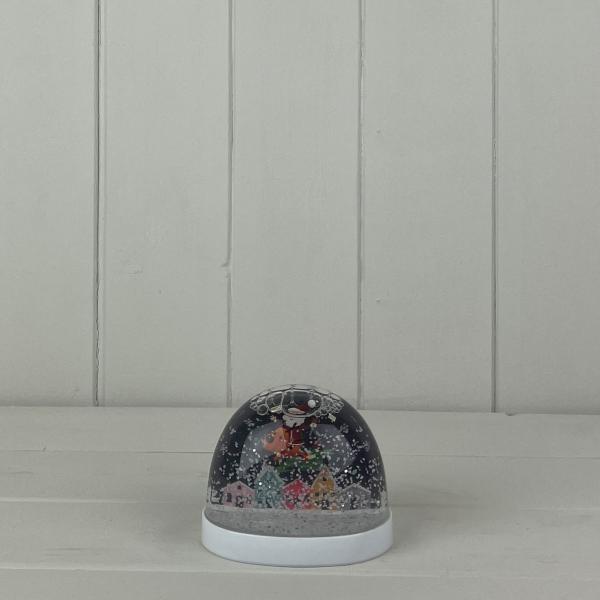 Snow Globe with Santa in His Sleigh 9.2*6.8*6.8  Weight-210g