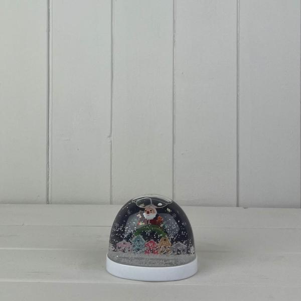 Snow Globe with Santa and Reindeer 9.2*6.8*6.8  Weight-210g