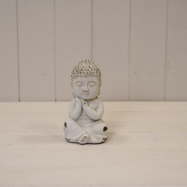 White Praying Buddha (14.5cm)