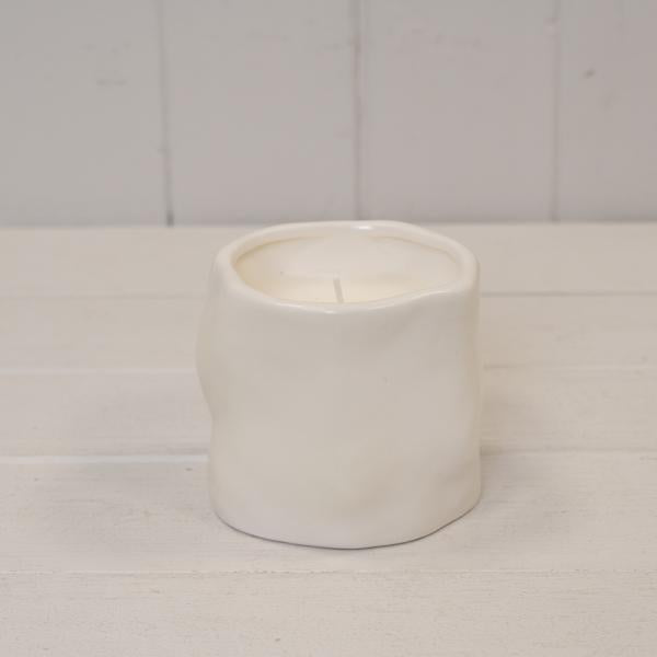 Forrest Green Sculpted Candle.