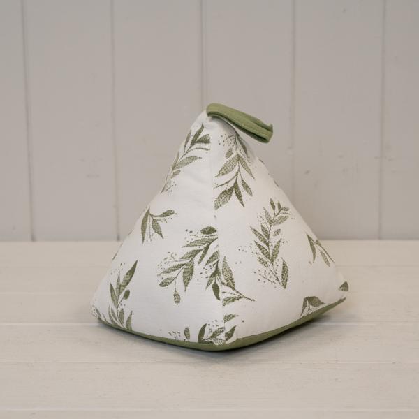 Satchville Olive Door Stop in Sage Green