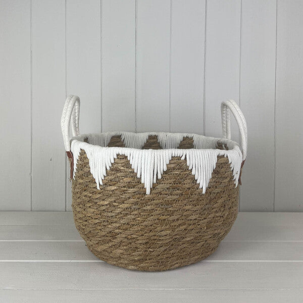 Round Storage Basket D38cm H24cm Weight-771g