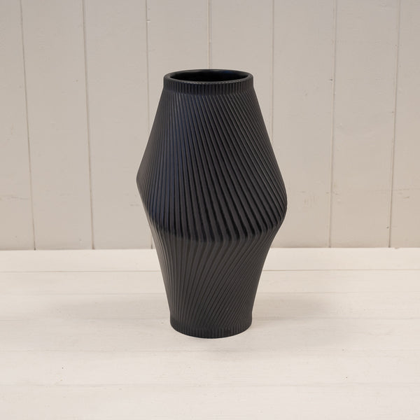 Dimpled Olive Green Planter with Bobbins