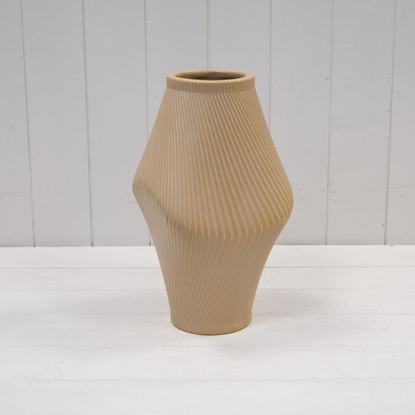 Modern Graphite Sculptural Vase
