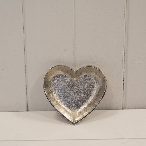 Silver Deer on Wooden Base 10.5x5x18cm