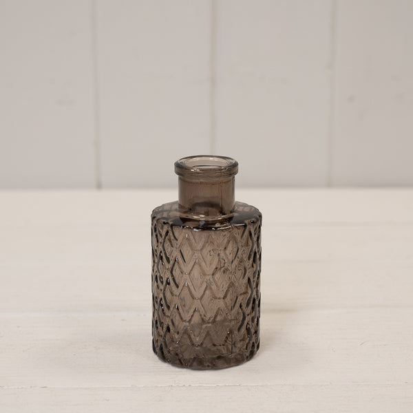 Warm Grey Tall Bud Vase