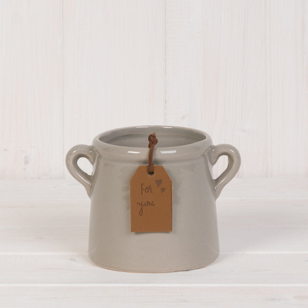 Grey Vase 14cm