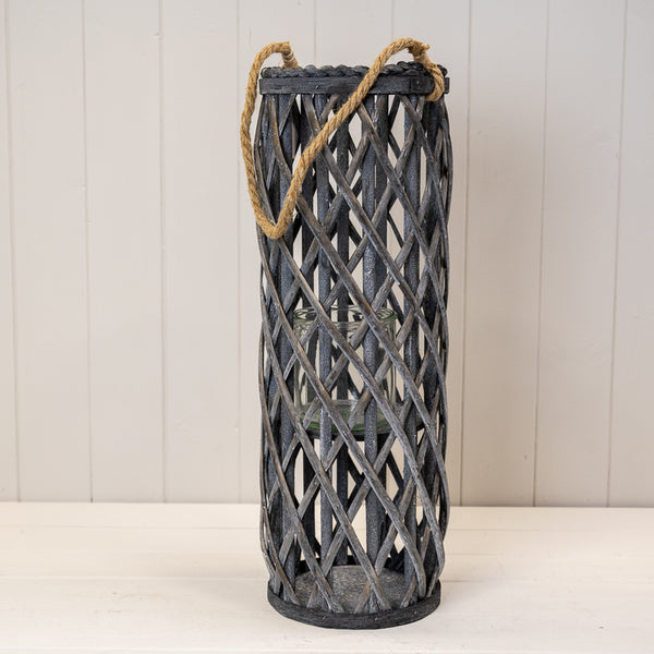 Medium Natural Slot-together (Flat Pack) Plant Stand for 14cm Pot  (H10cm D18cm)