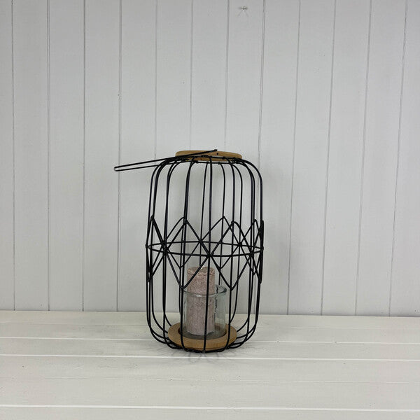 White/Natural Seagrass Set of Three Storage Baskets