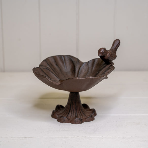 Cast Iron Heart Birdbath 19x18.5x9cm