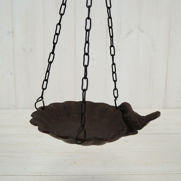Cast Iron Flower Bird Bath14.5x14.5x8.5cm