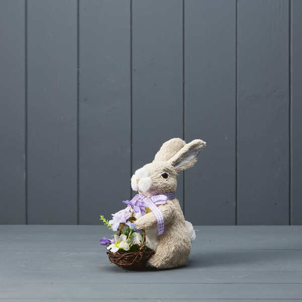 Rabbit with Bouquet H10.5 W10 D6.5