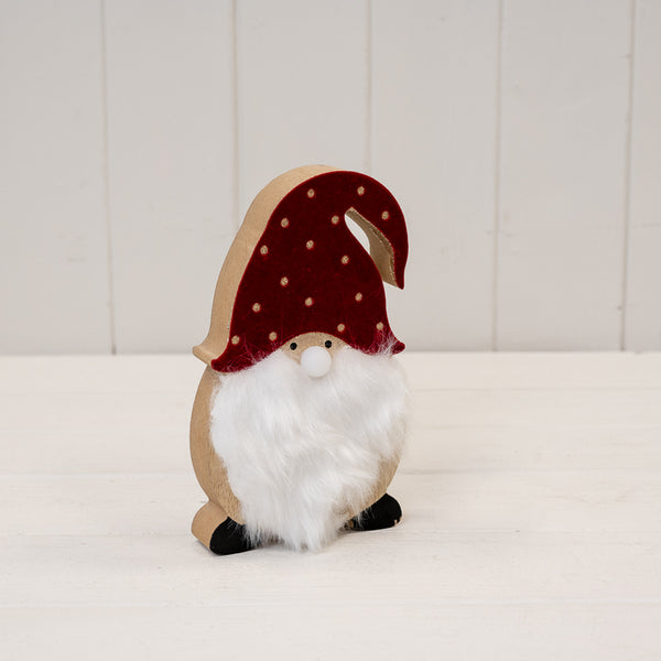 Grey Wooden Christmas Scene Display (18.5cm) Weight-123g