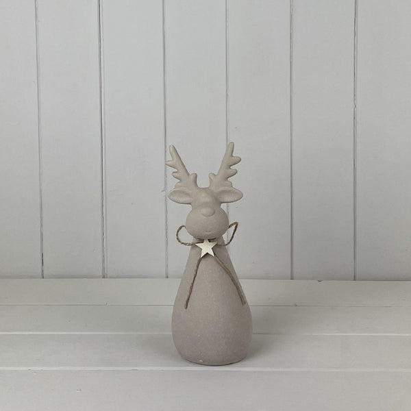 Sand Texture Effect Ceramic Star Decoration L12xD4xH11.7cm